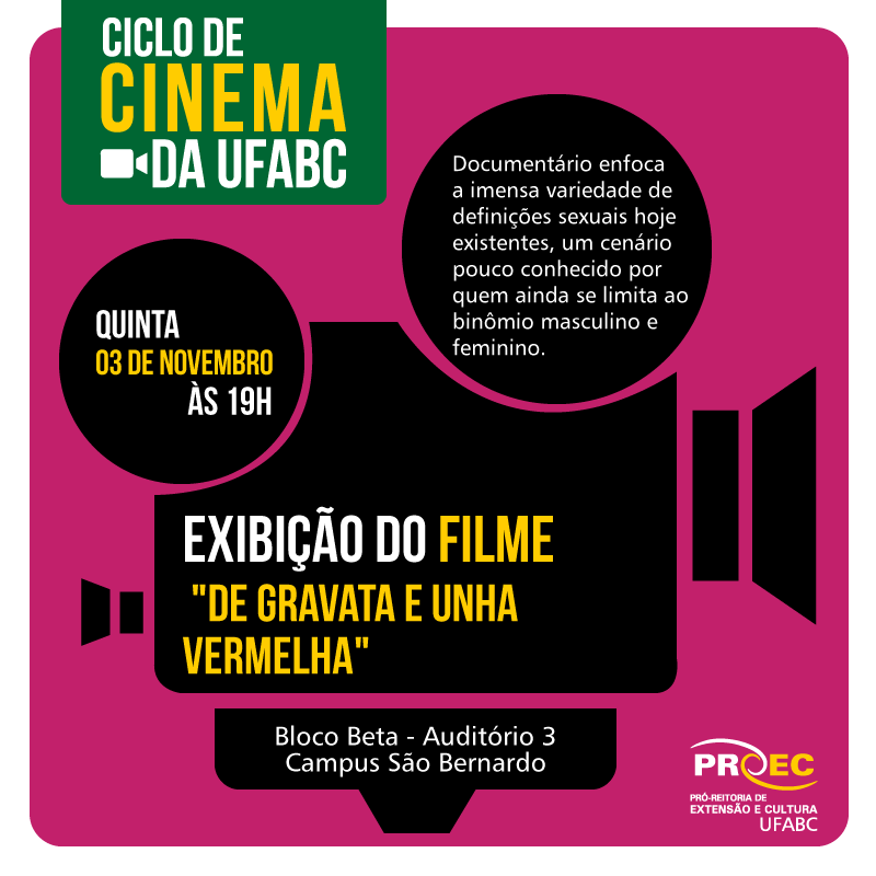 Ciclo de Cinema UFABC - Exibição dia 03-11-2016