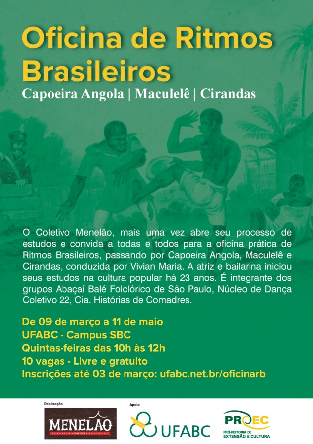 cartaz oficina ritmos brasileiros
