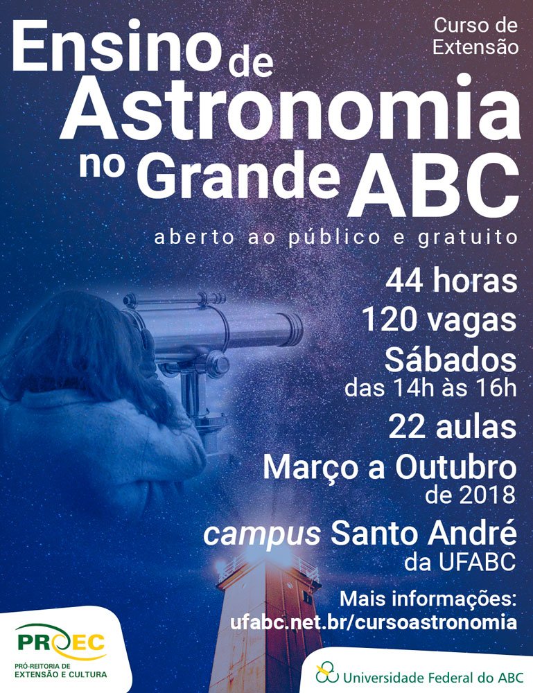  Curso de Extensão Ensino de Astronomia no Grande ABC