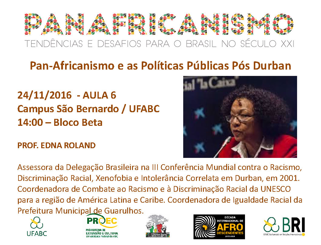 6º Encontro do Curso de Extensão PanAfricanismo
