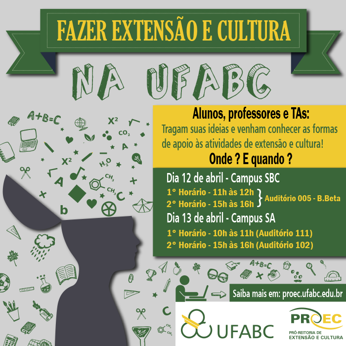 Fazer Extensão e Cultura UFABC evento
