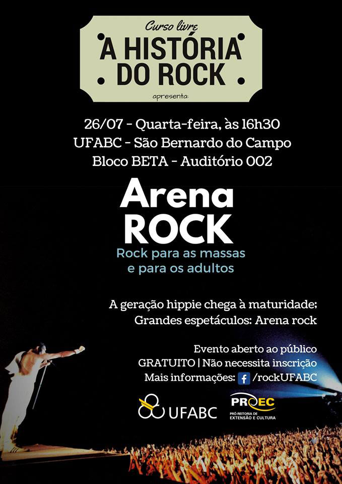cartaz curso historia do rock arenarock